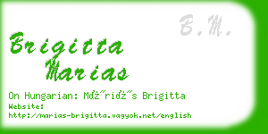 brigitta marias business card